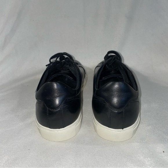 Blake Mckay Men's Black Leather Sneakers Size 9 - Picture 2 of 9